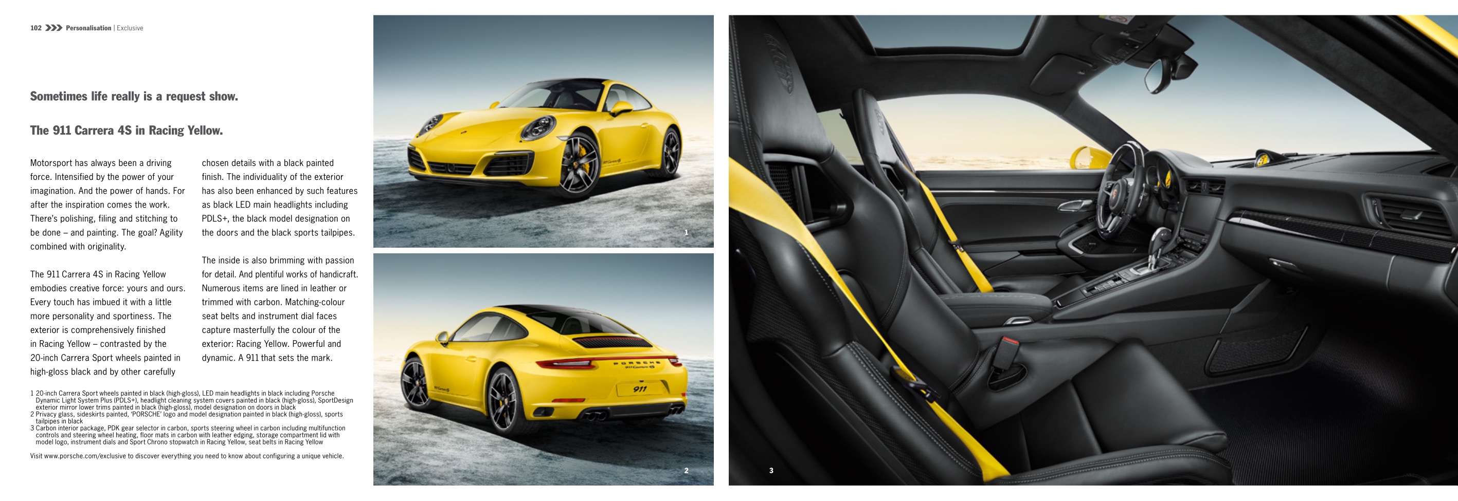 2016 Porsche 911 Brochure Page 16